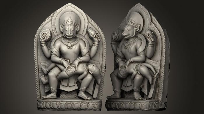 High reliefs and bas-reliefs, historical and religious (GRLFH_0042) 3D model for CNC machine